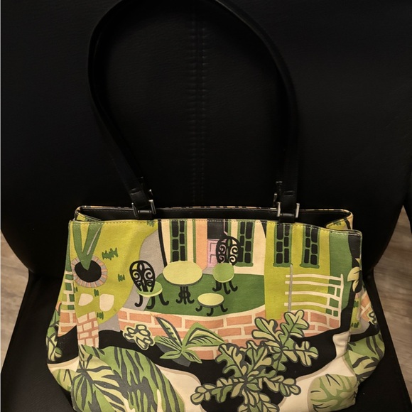 Isabella Fiore "Perfect Spot" French Cafe Mixed Beaded Shoulder Bag Purse - Picture 3 of 5